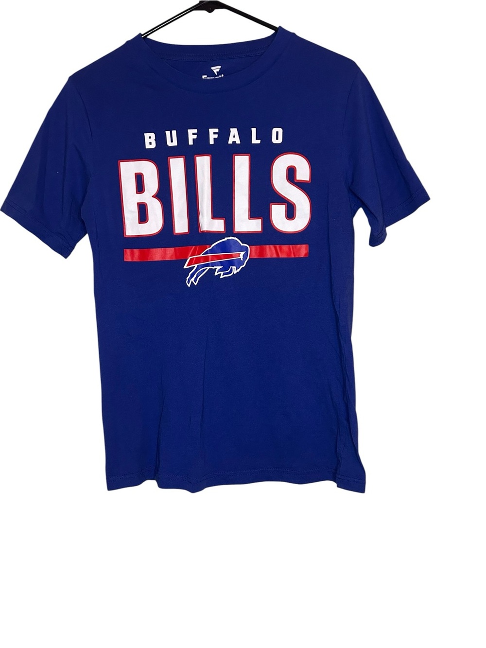 Fanatics Buffalo Bills Royal Blue Short Sleeve Tee with Red and White Graphics